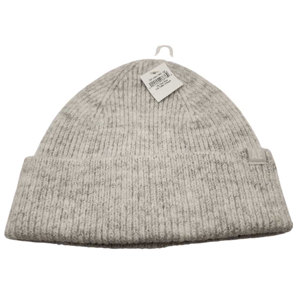 American Eagle Gray‎ Knit Beanie One Size Nwt